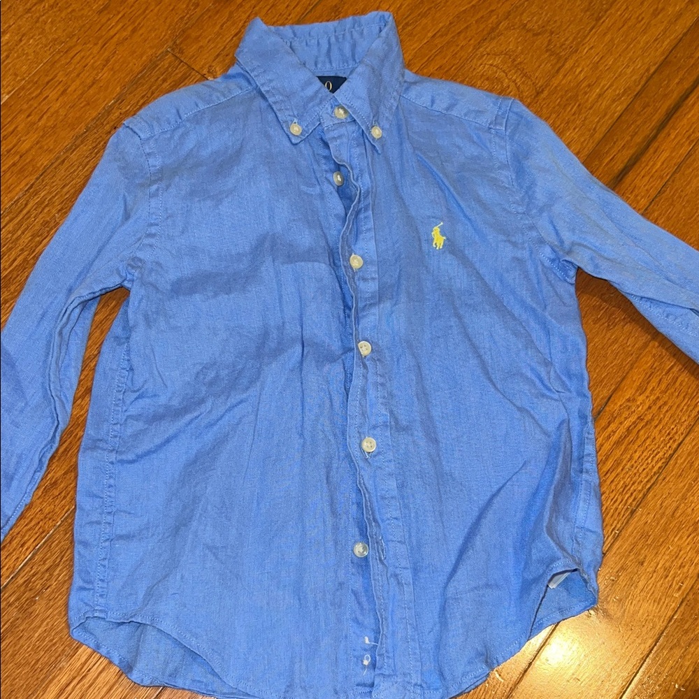 Polo by Ralph Lauren Kids Blue Button Down Shirt